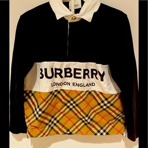 Burberry, kids long sleeve, 3 button shirt